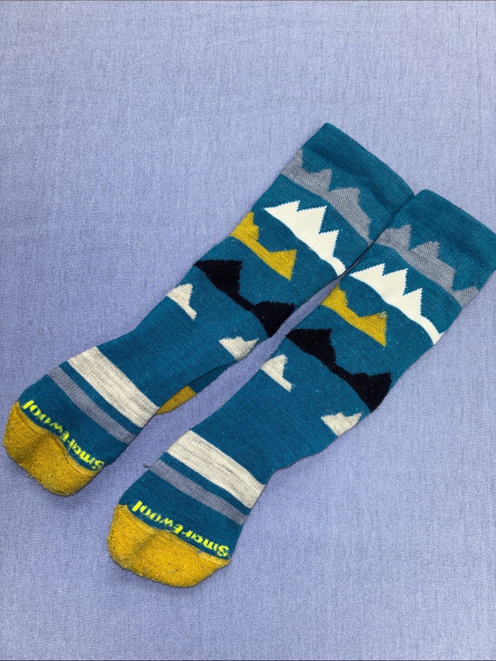 Smartwool cushioned ski snow snowboard merino wool socks OTC kids S K-SM